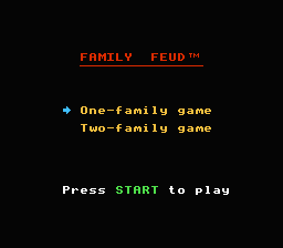 Family Feud screenshot 5 for NES